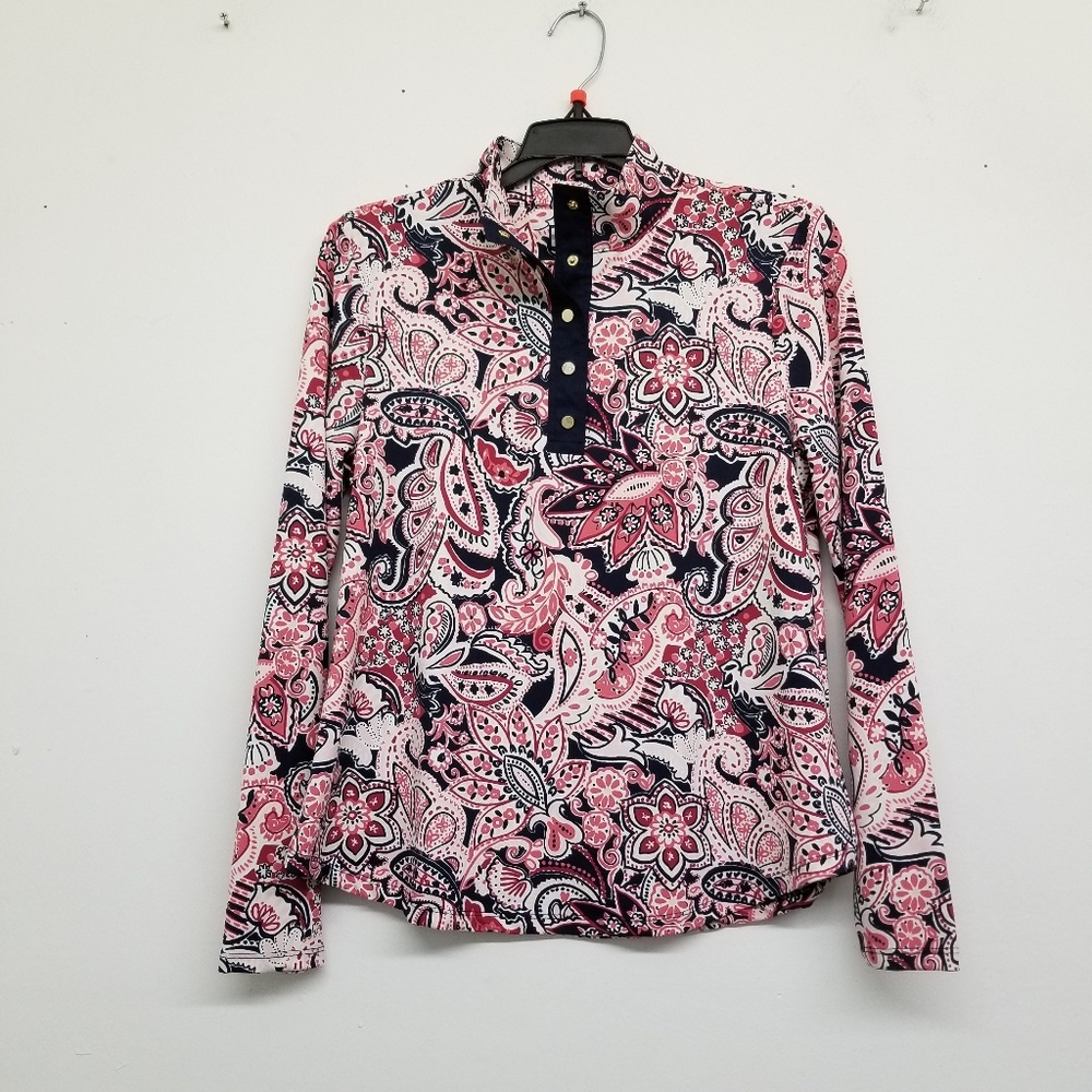 NWOT Charter Club Mock Long Sleeve Top. 